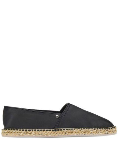 Gancini-buckle leather espadrilles by FERRAGAMO