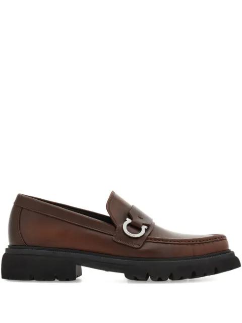 Gancini-buckle loafers by FERRAGAMO