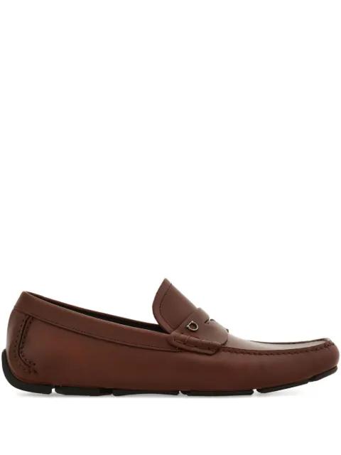 Gancini-buckle loafers by FERRAGAMO