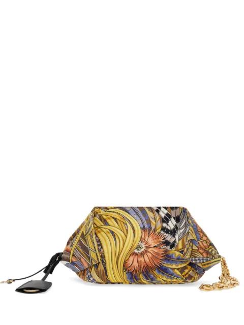 Gancini chain folded clutch by FERRAGAMO