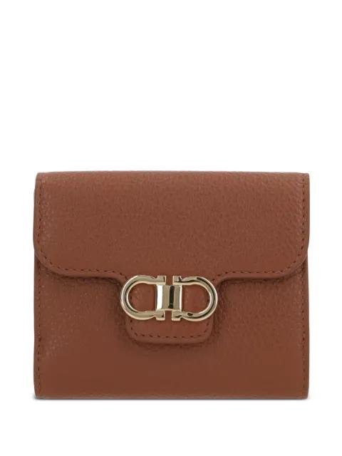 Gancini compact leather wallet by FERRAGAMO