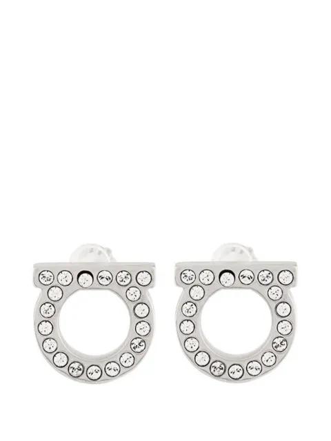 Gancini embellished earrings by FERRAGAMO