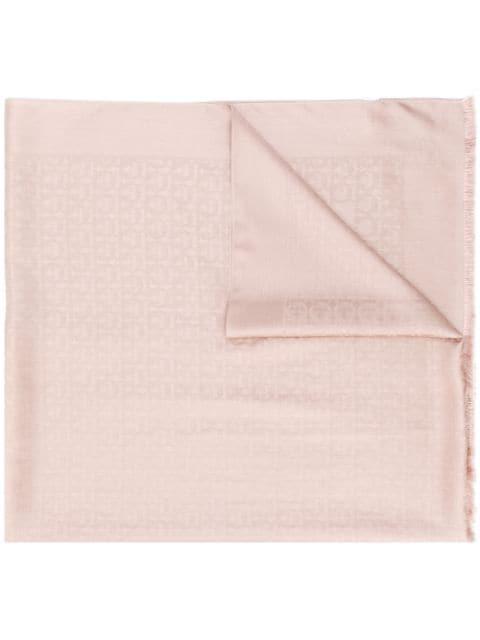 Gancini fringed scarf by FERRAGAMO