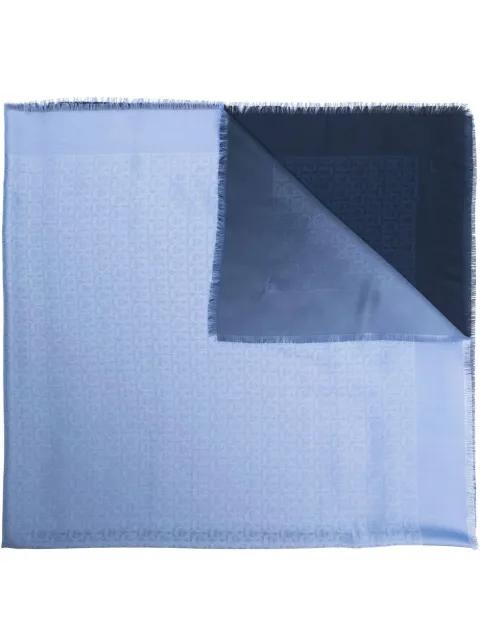 Gancini jacquard-pattern scarf by FERRAGAMO