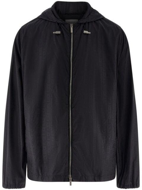 Gancini-jacquard rain jacket by FERRAGAMO