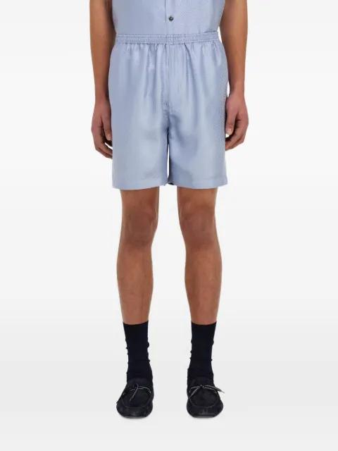 Gancini-jacquard silk shorts by FERRAGAMO