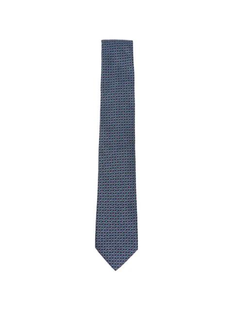 Gancini jacquard tie by FERRAGAMO