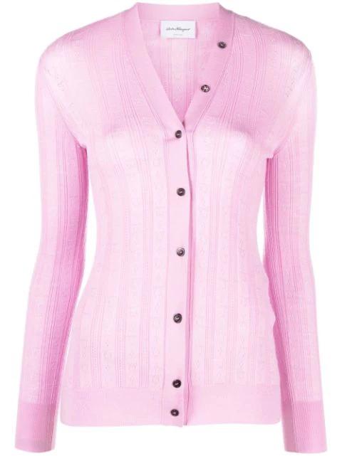 Gancini knitted cardigan by FERRAGAMO