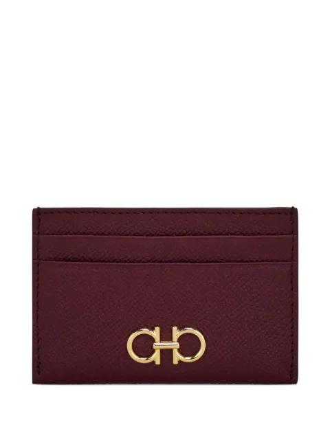 Gancini leather card holder by FERRAGAMO