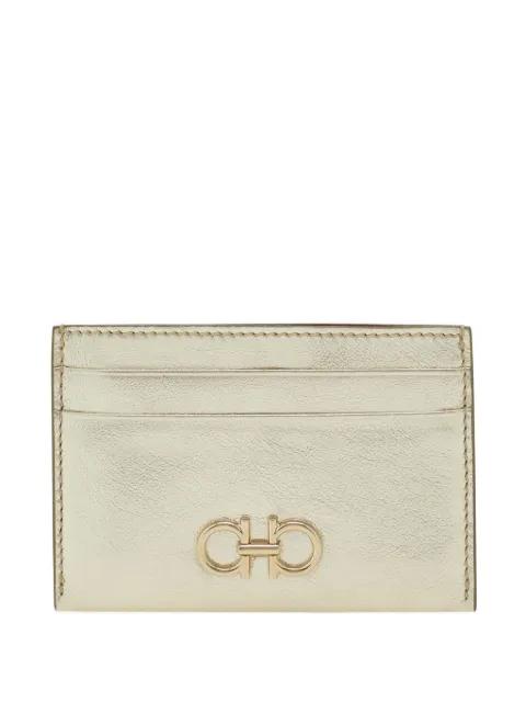 Gancini leather card holder by FERRAGAMO