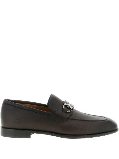 Gancini leather loafers by FERRAGAMO