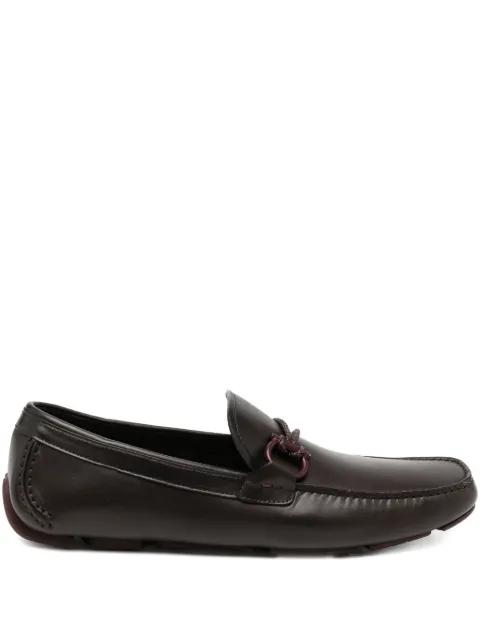 Gancini leather loafers by FERRAGAMO