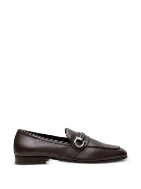 Gancini leather loafers by FERRAGAMO