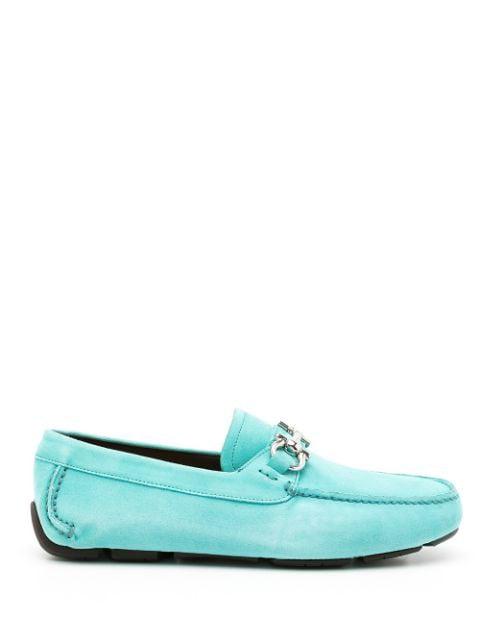Gancini leather loafers by FERRAGAMO