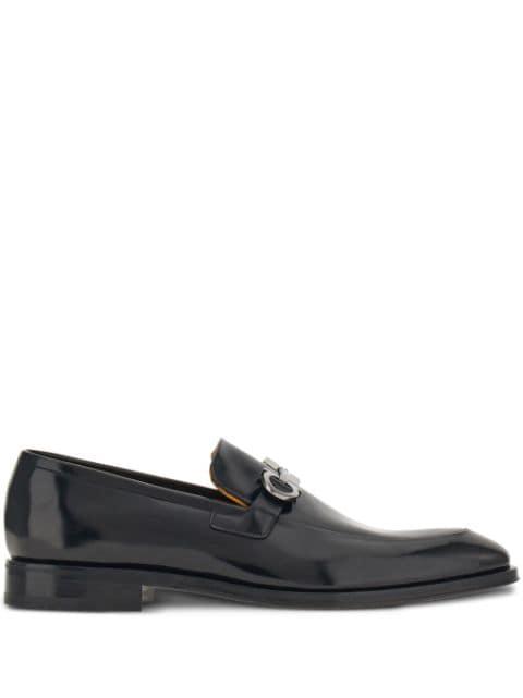 Gancini leather loafers by FERRAGAMO