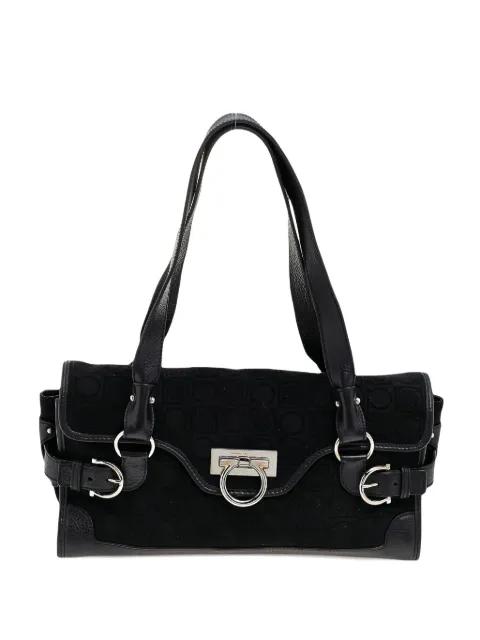 Gancini leather shoulder bag by FERRAGAMO 