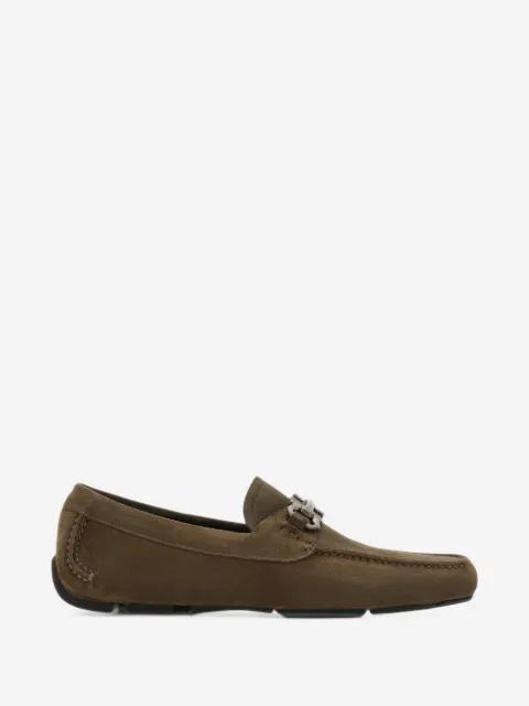 Gancini ornament driver shoes by FERRAGAMO