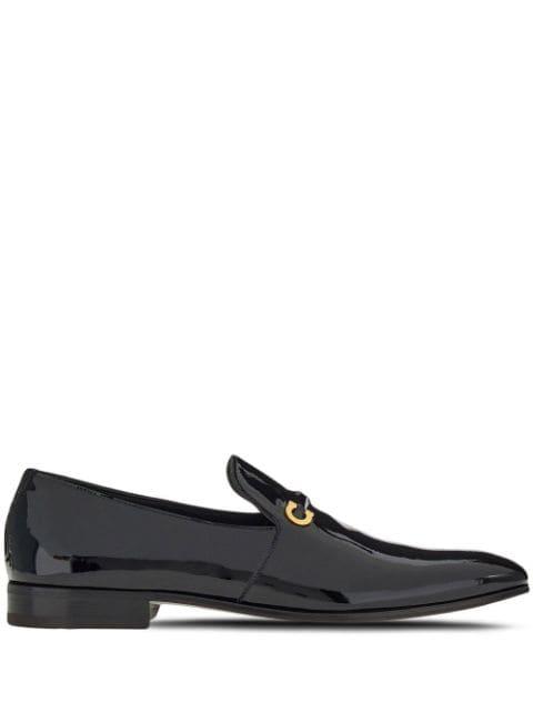 Gancini-ornament moccasins by FERRAGAMO