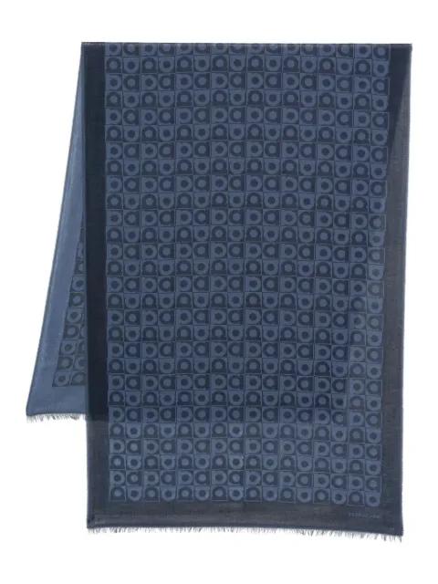 Gancini-pattern scarf by FERRAGAMO