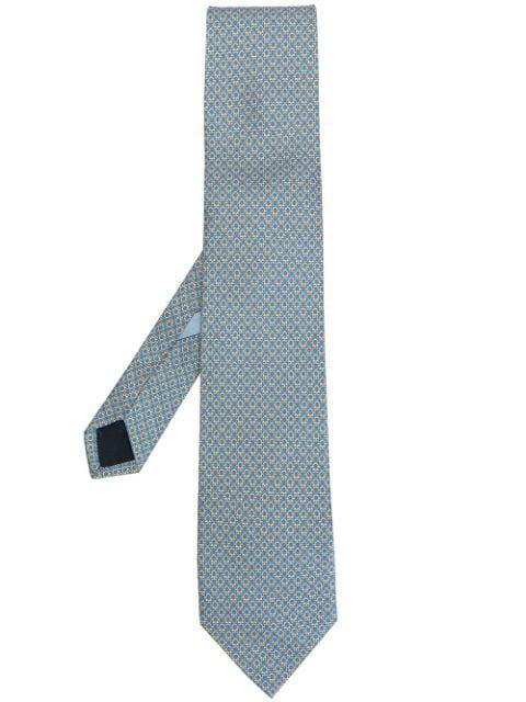 Gancini pattern tie by FERRAGAMO