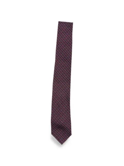 Gancini-pattern tie by FERRAGAMO