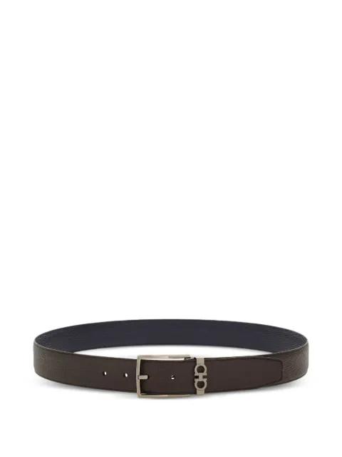 Gancini-plaque belt by FERRAGAMO