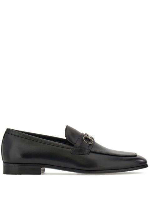 Gancini-plaque loafers by FERRAGAMO