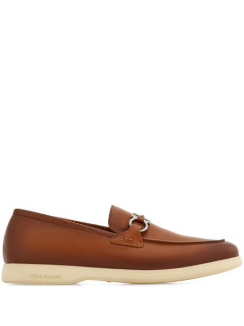 Gancini-plaque loafers by FERRAGAMO