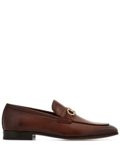 Gancini-plaque loafers by FERRAGAMO