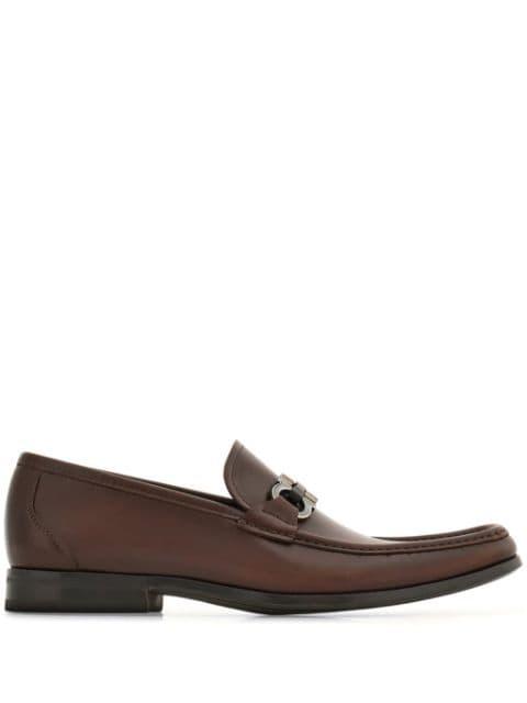 Gancini-plaque loafers by FERRAGAMO