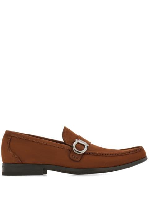 Gancini-plaque loafers by FERRAGAMO