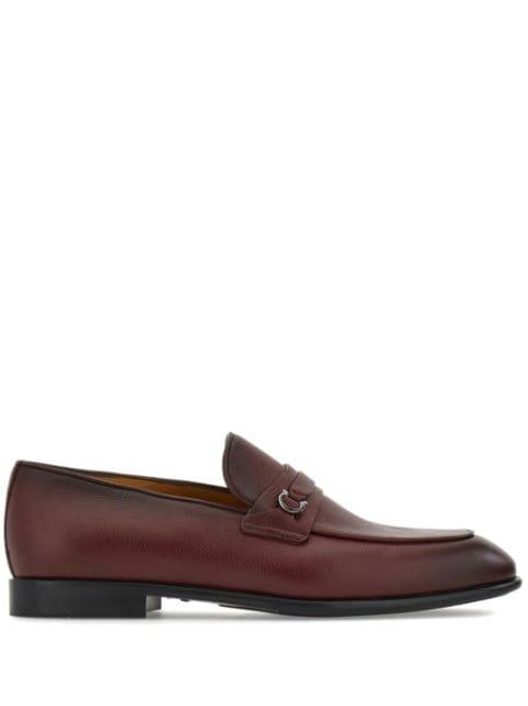 Gancini-plaque loafers by FERRAGAMO
