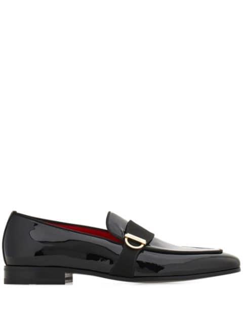 Gancini-plaque loafers by FERRAGAMO