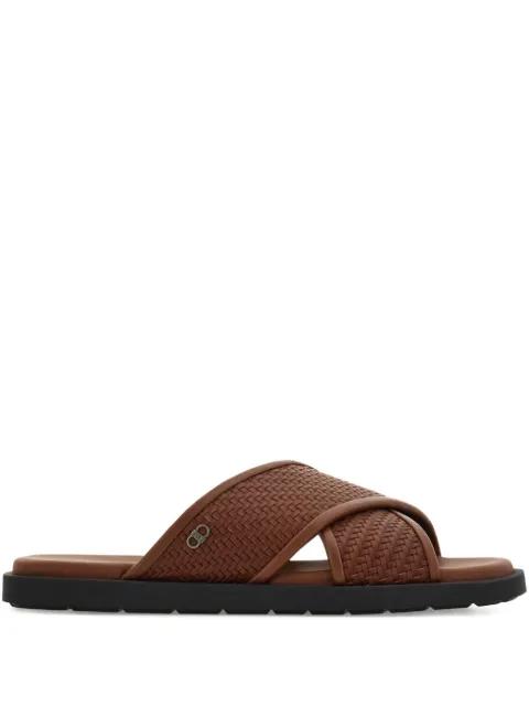 Gancini-plaque sandals by FERRAGAMO