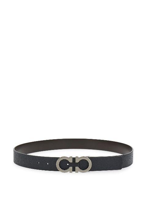 Gancini reversible belt by FERRAGAMO