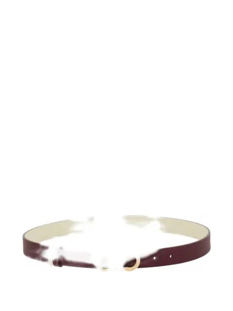 Gancini reversible leather belt by FERRAGAMO