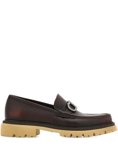 Gancini saddle loafers by FERRAGAMO