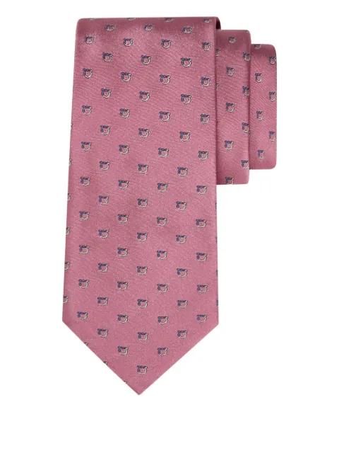 Gancini silk tie by FERRAGAMO