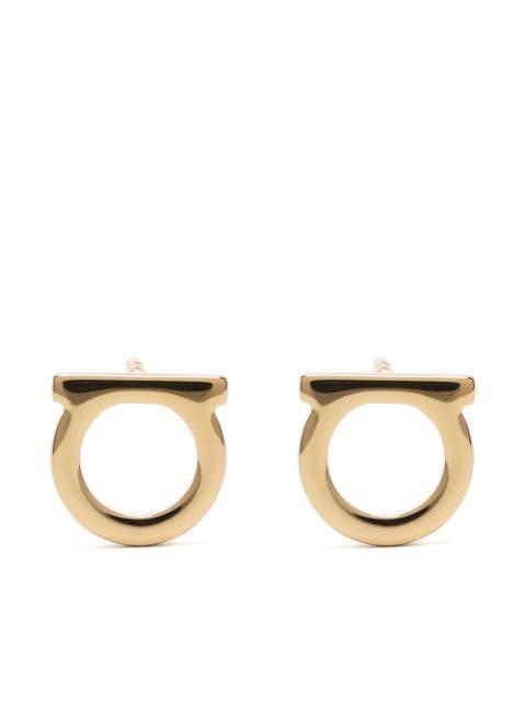 Gancini stud earrings by FERRAGAMO
