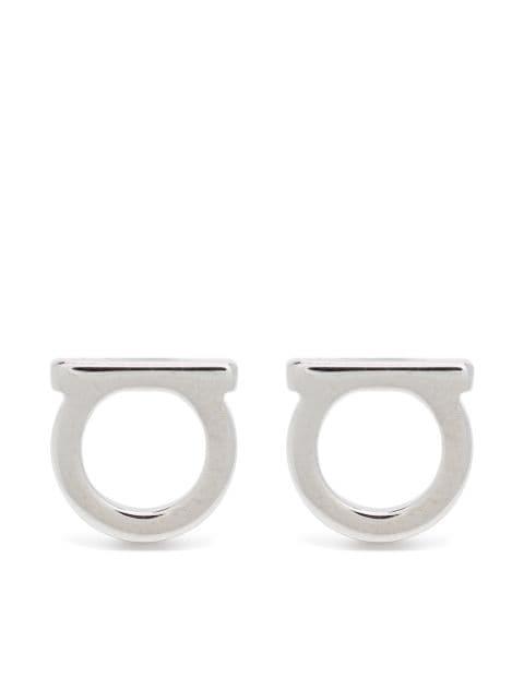 Gancini stud earrings by FERRAGAMO