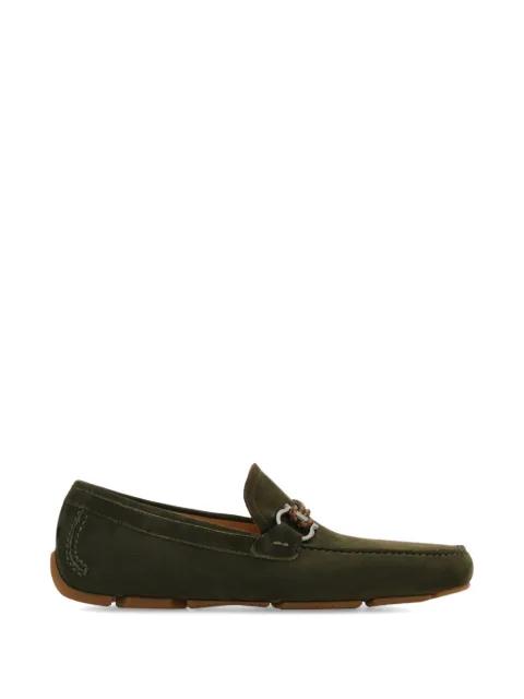 Gancini woven-strap loafers by FERRAGAMO