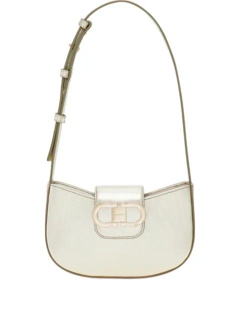 Gancini zip shoulder bag by FERRAGAMO