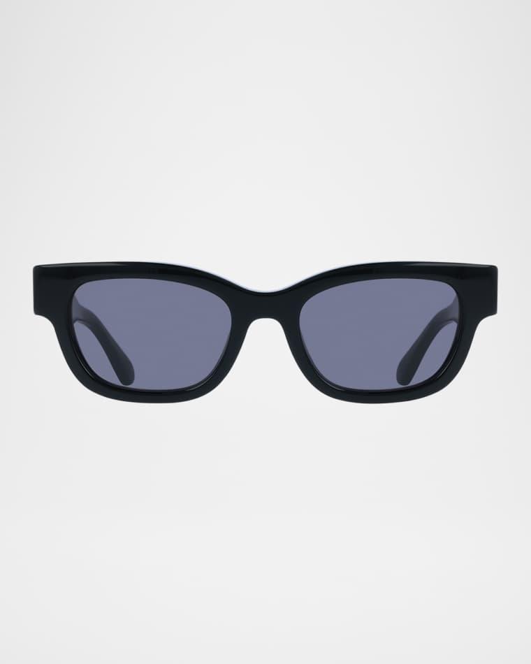 Gancino Rectangle Acetate Sunglasses by FERRAGAMO