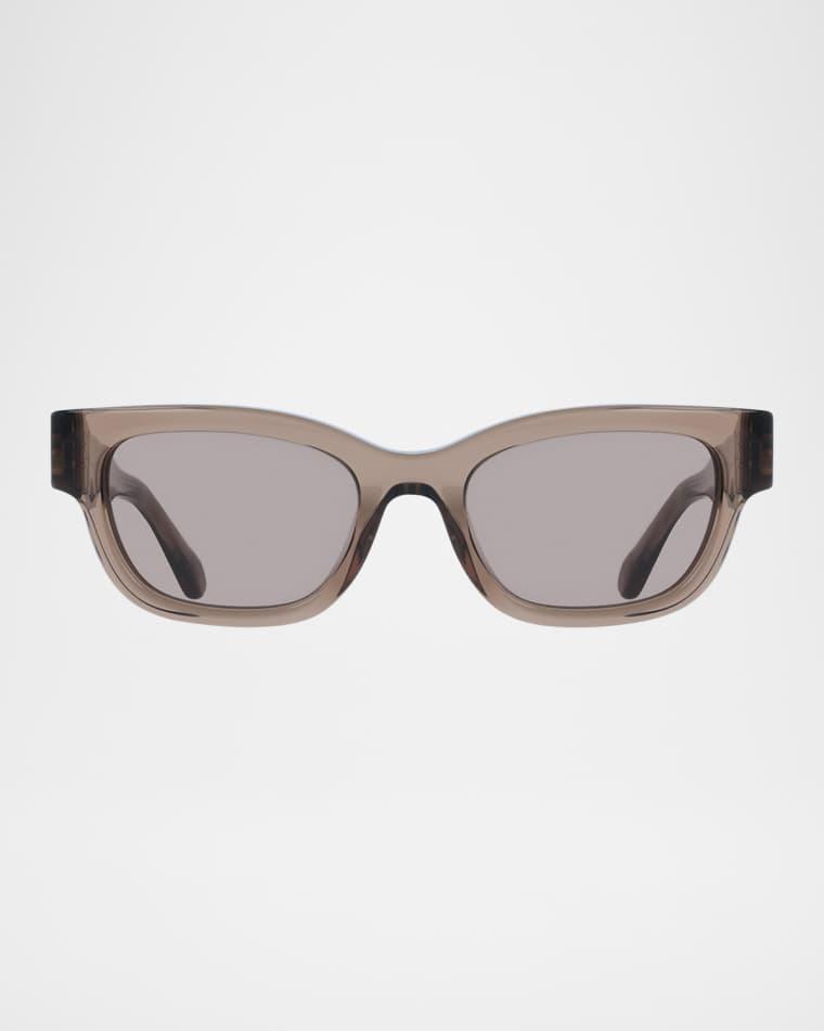 Gancino Rectangle Acetate Sunglasses by FERRAGAMO