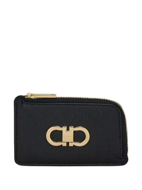Gancio zip credit card holder by FERRAGAMO