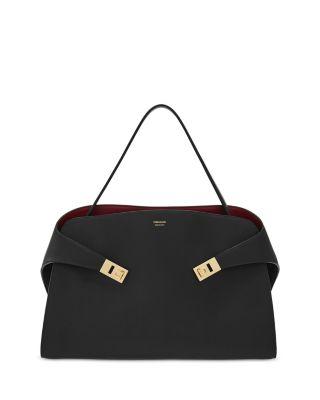 Hug Bicolor Handbag by FERRAGAMO