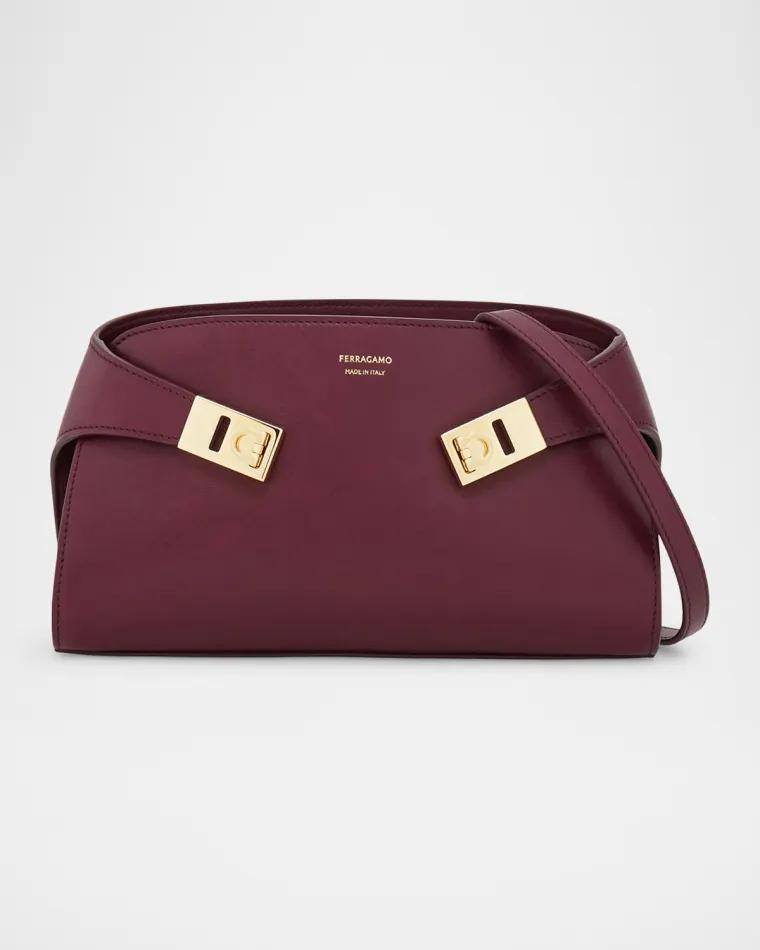 Hug Leather Crossbody Bag by FERRAGAMO