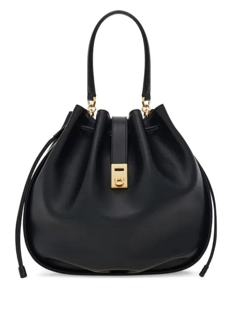 Hug drawstring bucket bag by FERRAGAMO