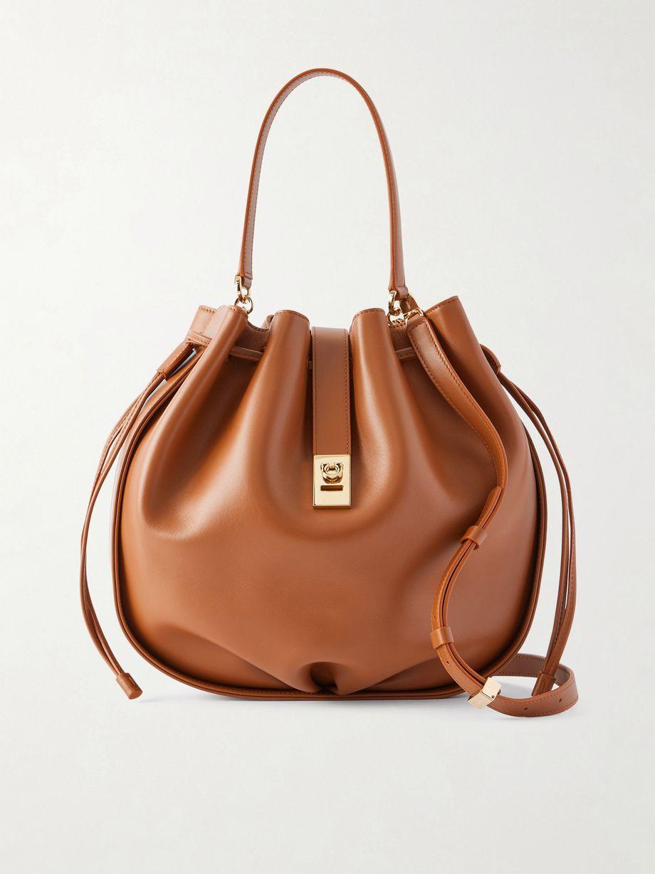 Hug leather shoulder bag by FERRAGAMO