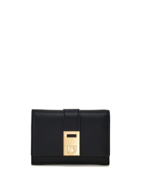 Hug two-tone leather wallet by FERRAGAMO